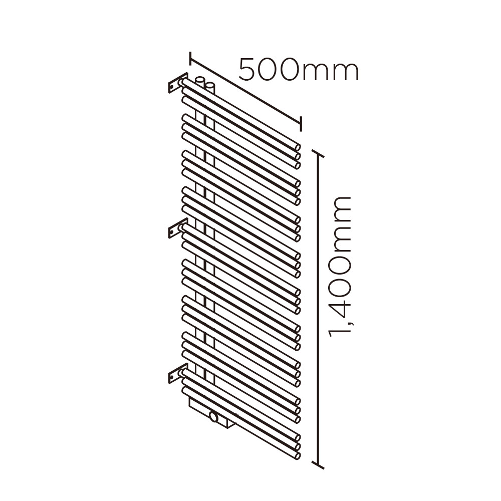 YAE90壁垂直設置(高さ:1400mm 幅:500mm 右開き CANDYRED )キャンディレッド