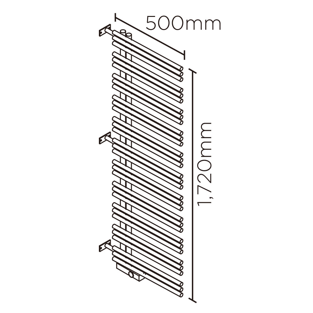 YAE90壁垂直設置(高さ:1720mm 幅:500mm 右開き CANDYRED )キャンディレッド