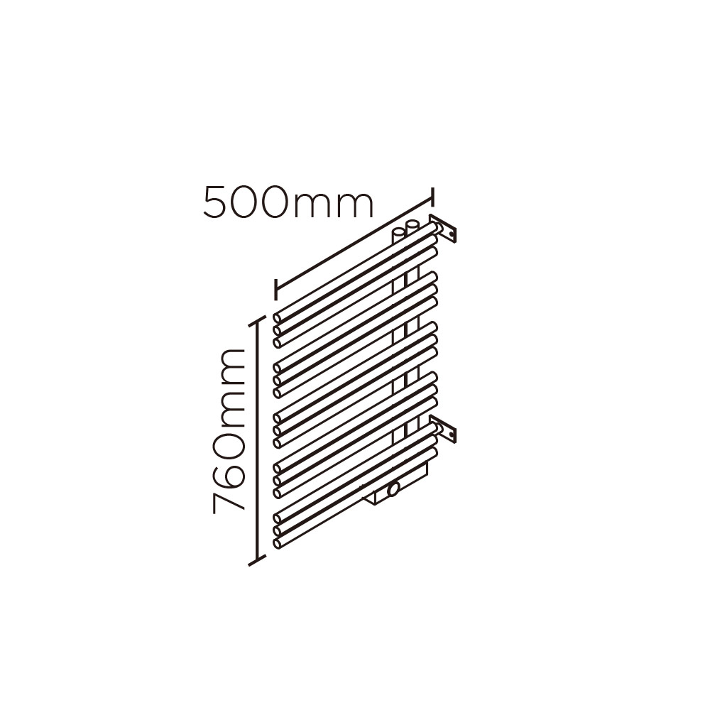 YAE90壁垂直設置(高さ:760mm 幅:500mm 左開き CANDYRED )キャンディレッド