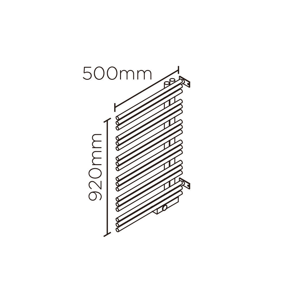 YAE90壁垂直設置(高さ:920mm 幅:500mm 左開き P107 )ダークグリーン