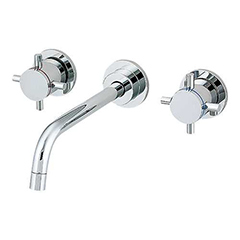 SYATORA 壁出し式 2ハンドル混合栓