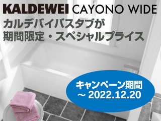 カルデバイ・カヨノワイド(KALDEWEI・CAYONO WIDE)