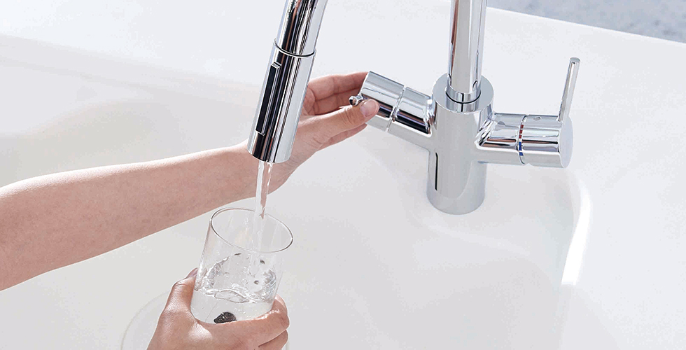 メイスイ × hansgrohe 浄水器一体型水栓