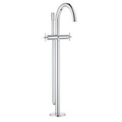 GROHE SPA ATRIO 床付式2ハンドルバス・シャワー混合栓(化粧部+埋込部セット)