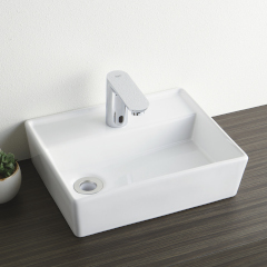 【キャンペーン】Teara-L120 +自動単水栓(床給水・床排水)ピュアホワイト