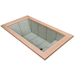 デザイン浴槽　ウッドフレーム 1594サイズ