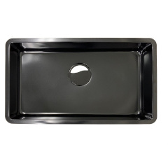 Noble Sink ステンレス+ガラスコーティングシンク 760mm(ブラック)