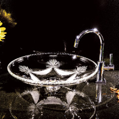 DILOS クリスタルガラス洗面器450mm